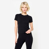 Women's breathable short-sleeved T-shirt, black