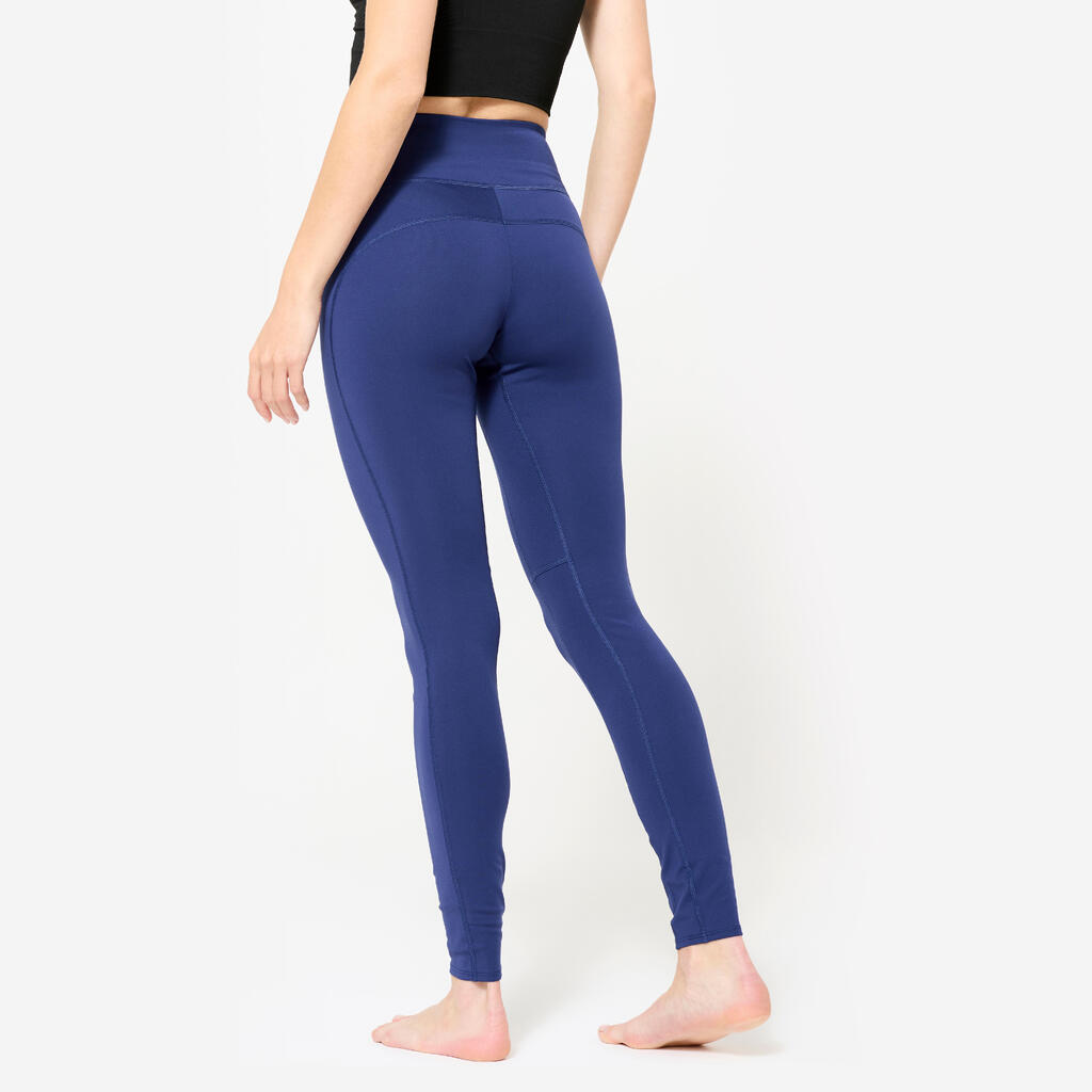 Women's Second-Skin Effect Yoga Leggings - Indigo