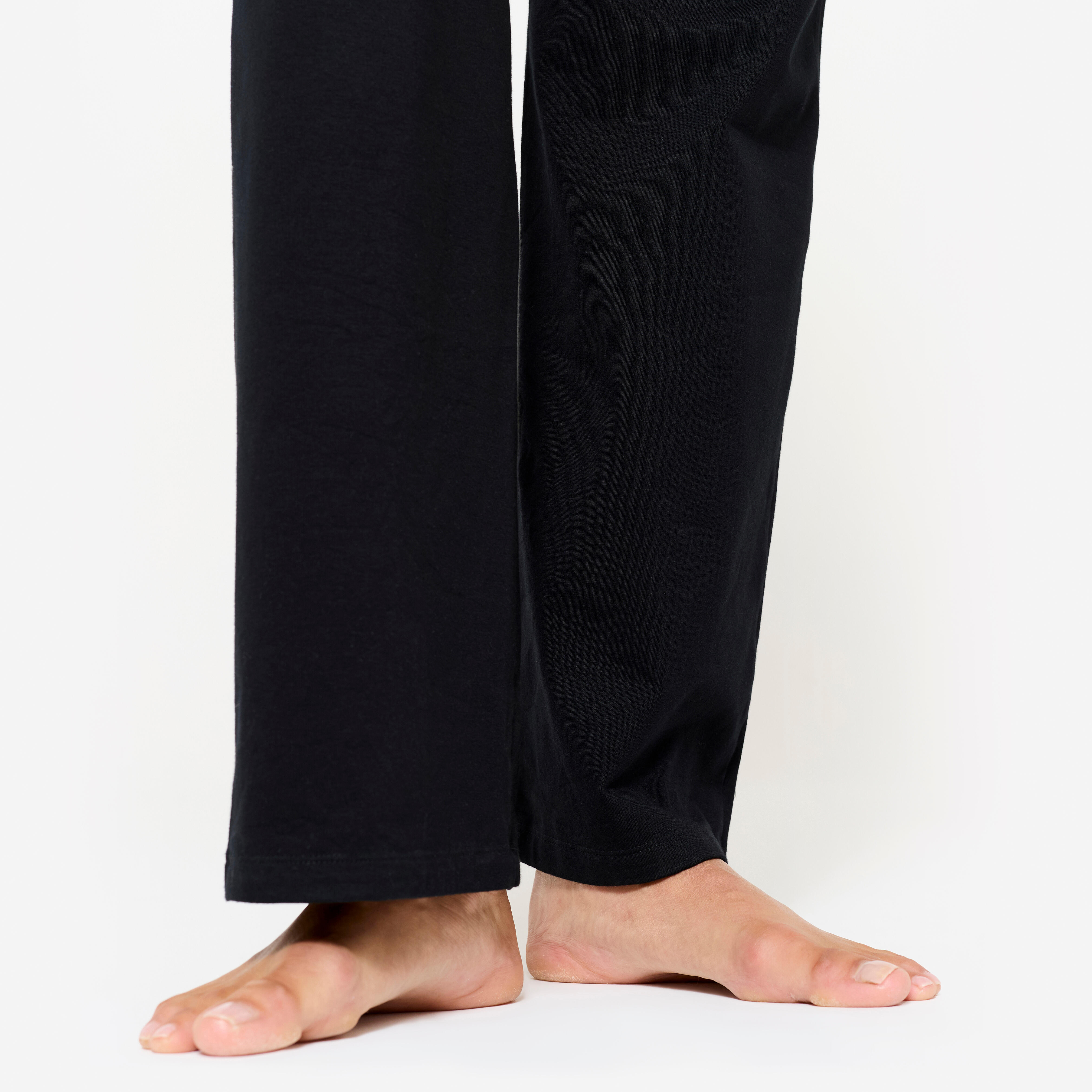 Women's High-Waisted Gentle Yoga Pants - Ultra Black - KIMJALY