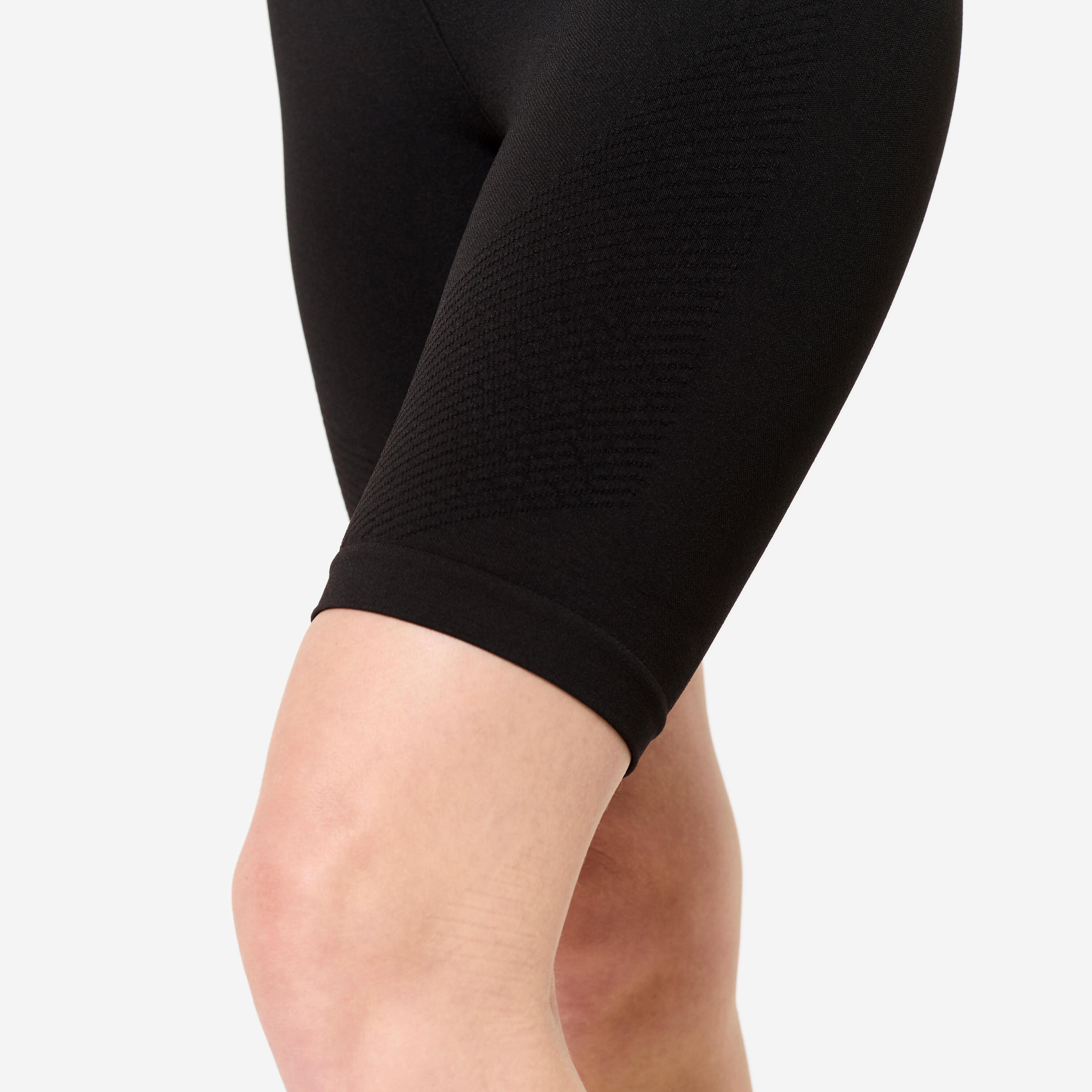 Short cycliste de yoga dynamique femme - 500 6/8