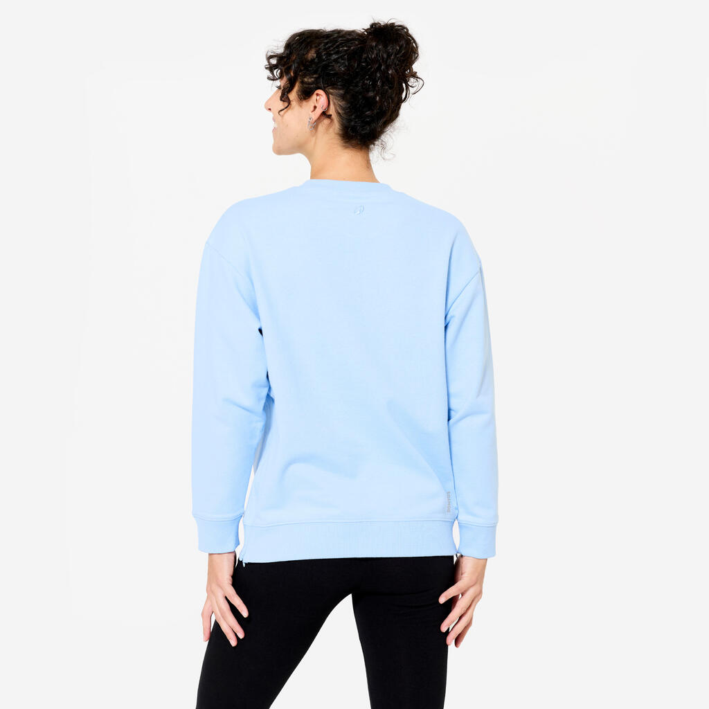 Women's Maternity Yoga Sweatshirt - Light Blue