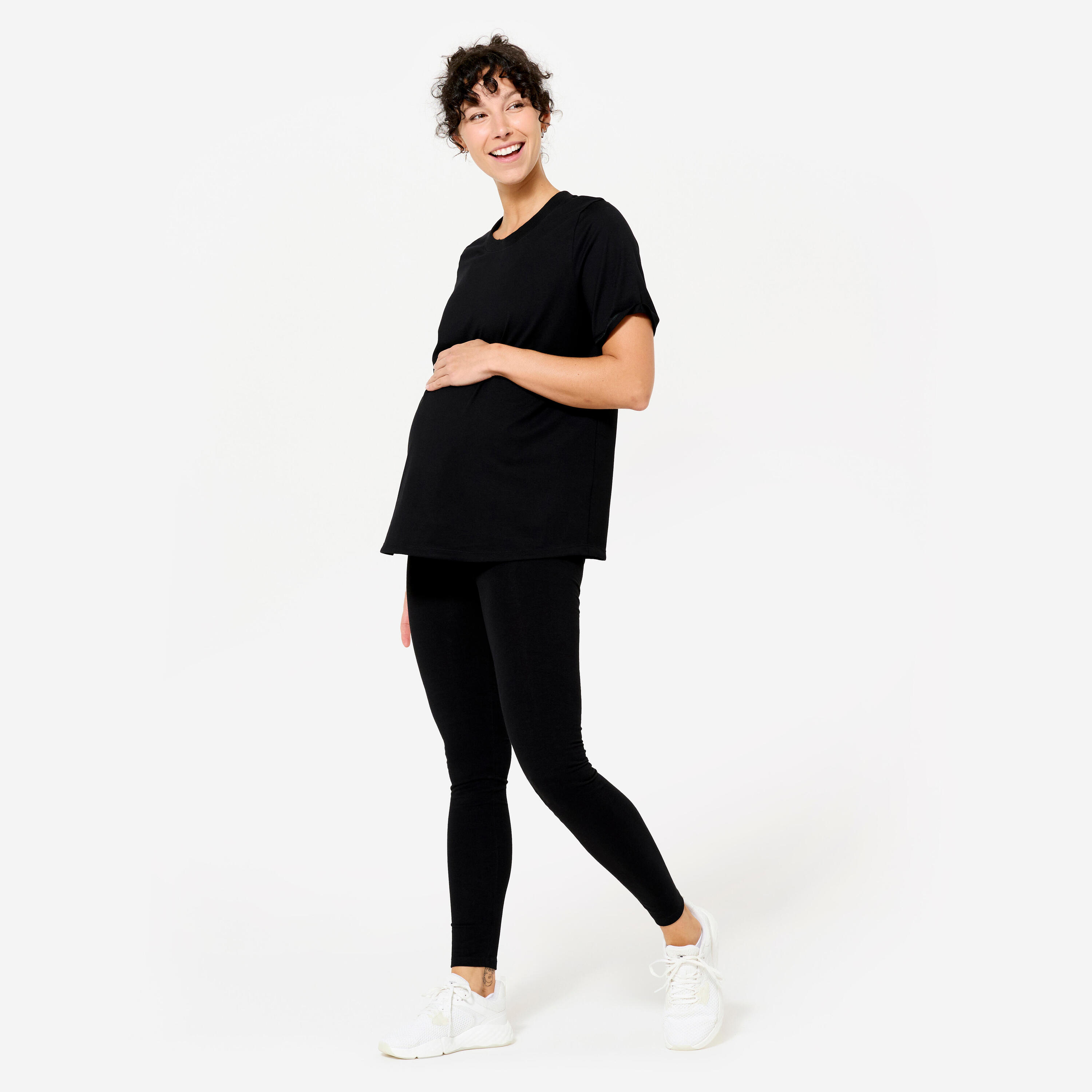 Zwangerschapsshirt voor yoga 2/6