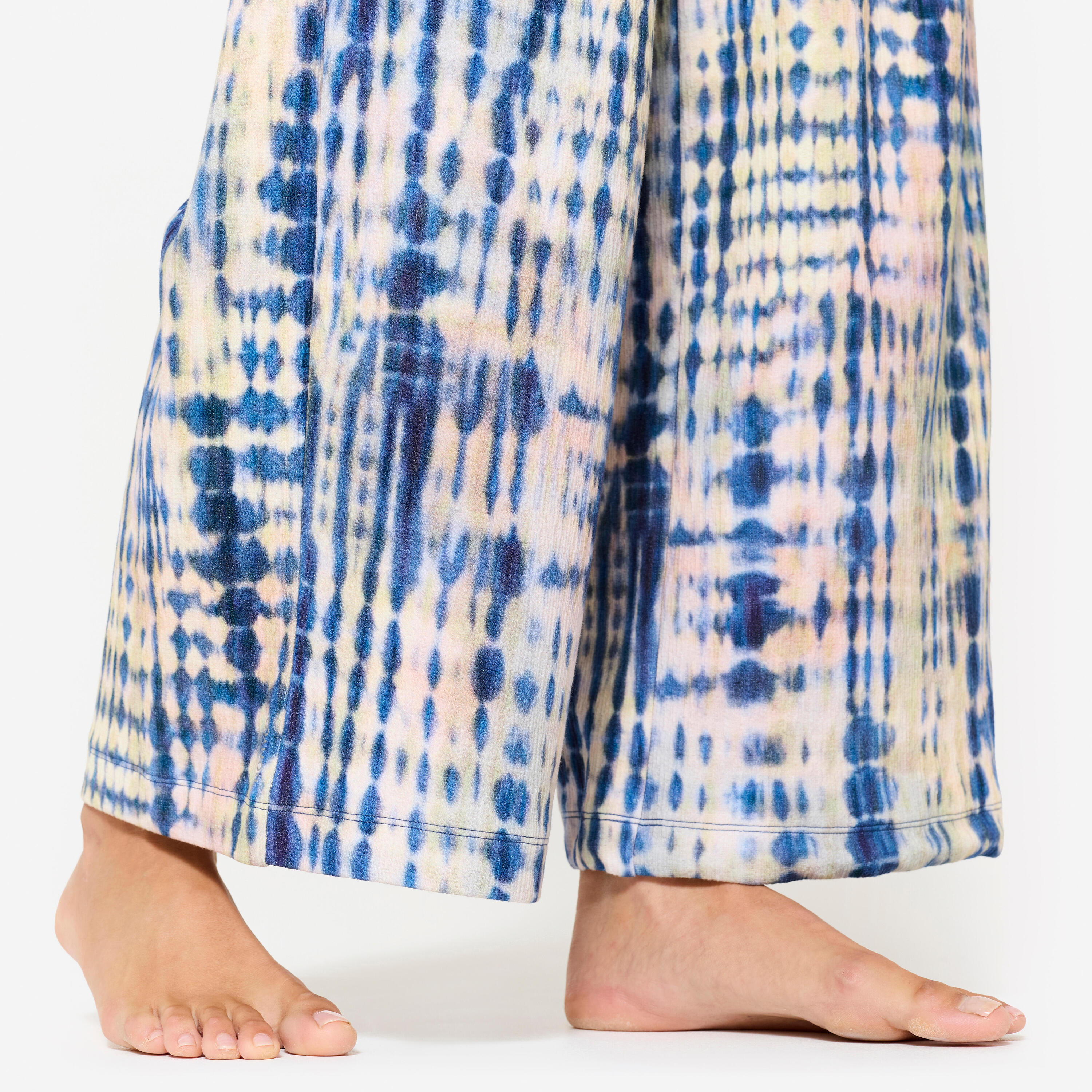 Yogabroek voor retraites voor dames blauw 7/7