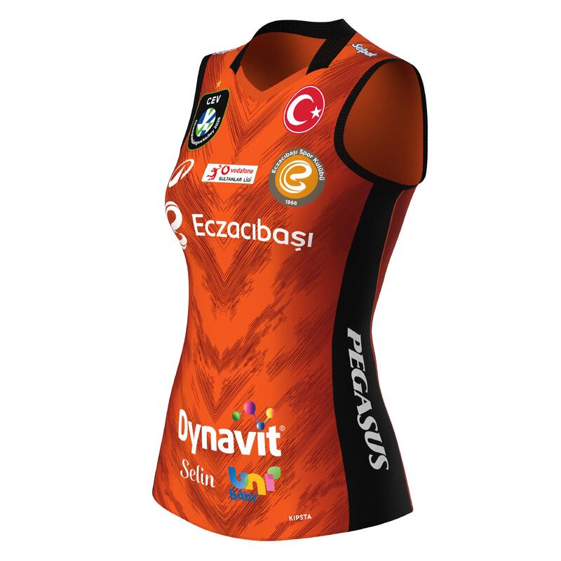 Eczacıbaşı 24/25 Orijinal Resmi Voleybol Forması - Turuncu