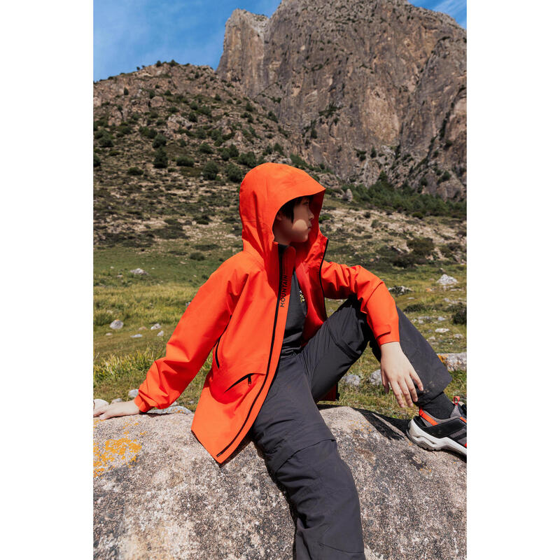 Dětské turistické merino tričko MH 900 7–15 let