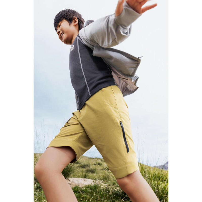 Dětské turistické merino tričko MH 900 7–15 let