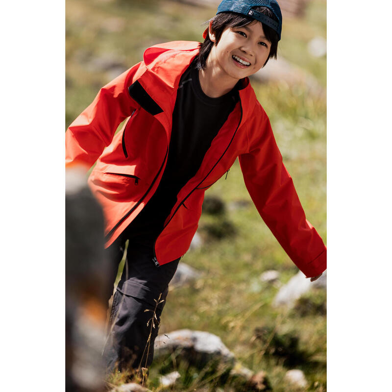 Dětské turistické merino tričko MH 900 7–15 let