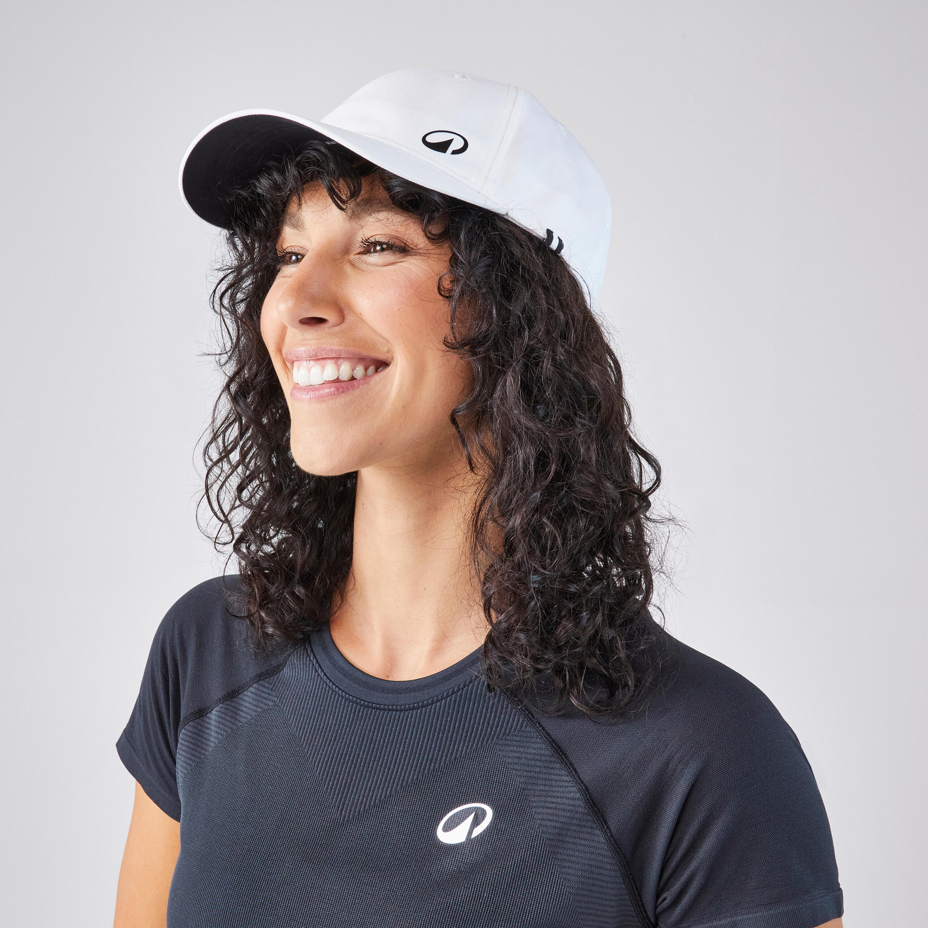 58 cm Tennis Cap TC 500 - White 5/9