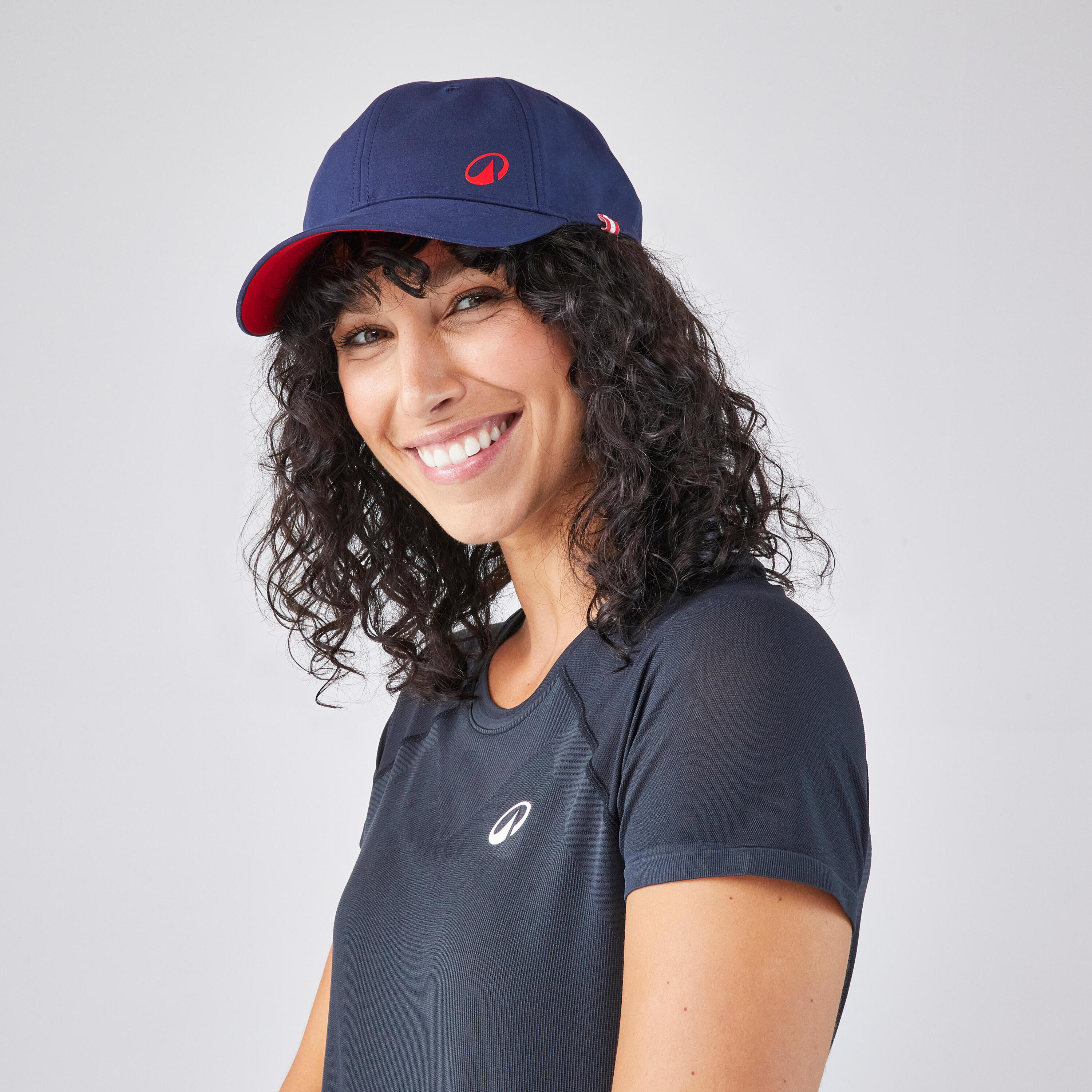 58 cm Tennis Cap TC 500 - Navy / Red 5/11