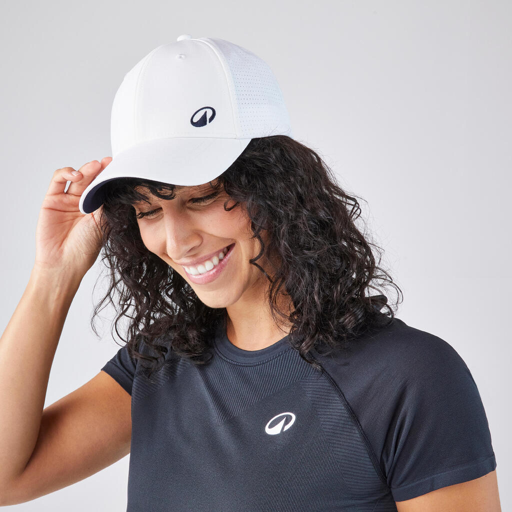 CASQUETTE  DE SPORT ARTENGO TC 900 BLANC MARINE T56