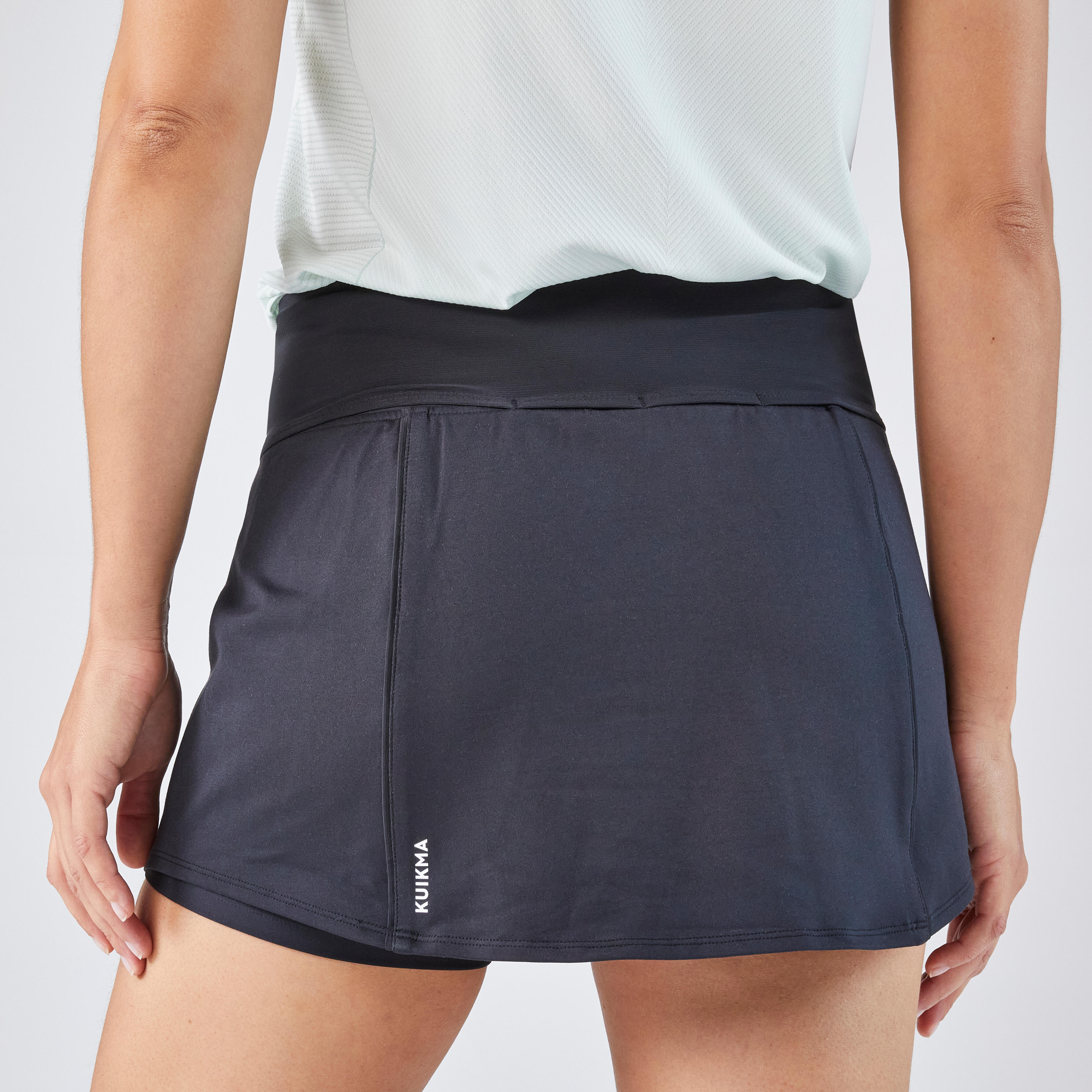Women's Tennis Dry Hip Ball Skirt - Black