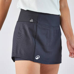 Women's Tennis Dry Hip Ball Skirt - Black
