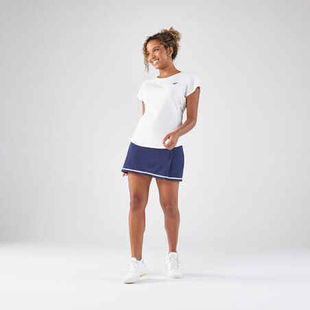 Jupe tennis dry soft femme - Dry 500 marine