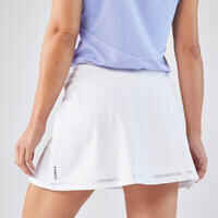 Jupe tennis dry soft femme - Dry 500 blanc