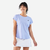 T-shirt tennis col rond dry femme - TTS DRY F Mauve