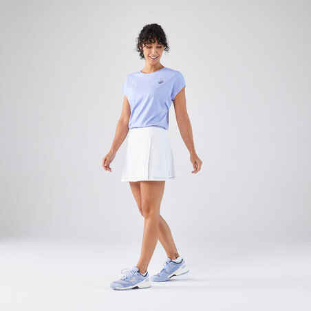 Jupe tennis dry soft femme - Dry 500 blanc