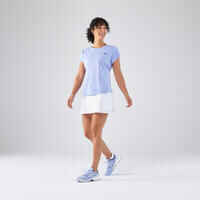 Jupe tennis dry soft femme - Dry 500 blanc