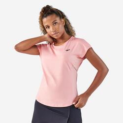 Camiseta de tenis cuello redondo dry mujer - TTS DRY M Rosa