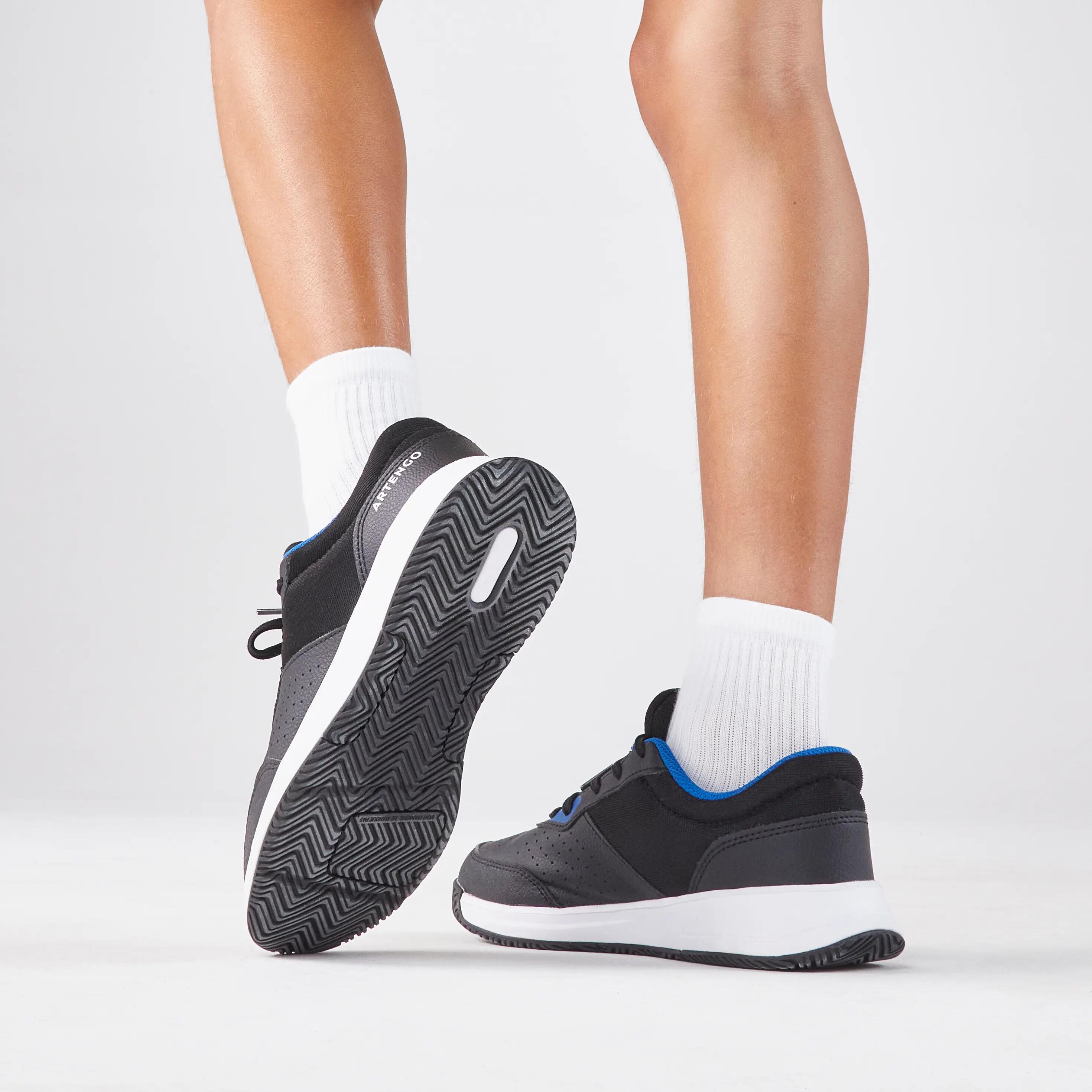 ZAPATILLAS DE TENIS CON CORDONES NIÑO ESSENTIEL NEGRO AZUL 6/7