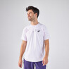 Men's Tennis T-Shirt Short Sleeved Quick Dry  Purple