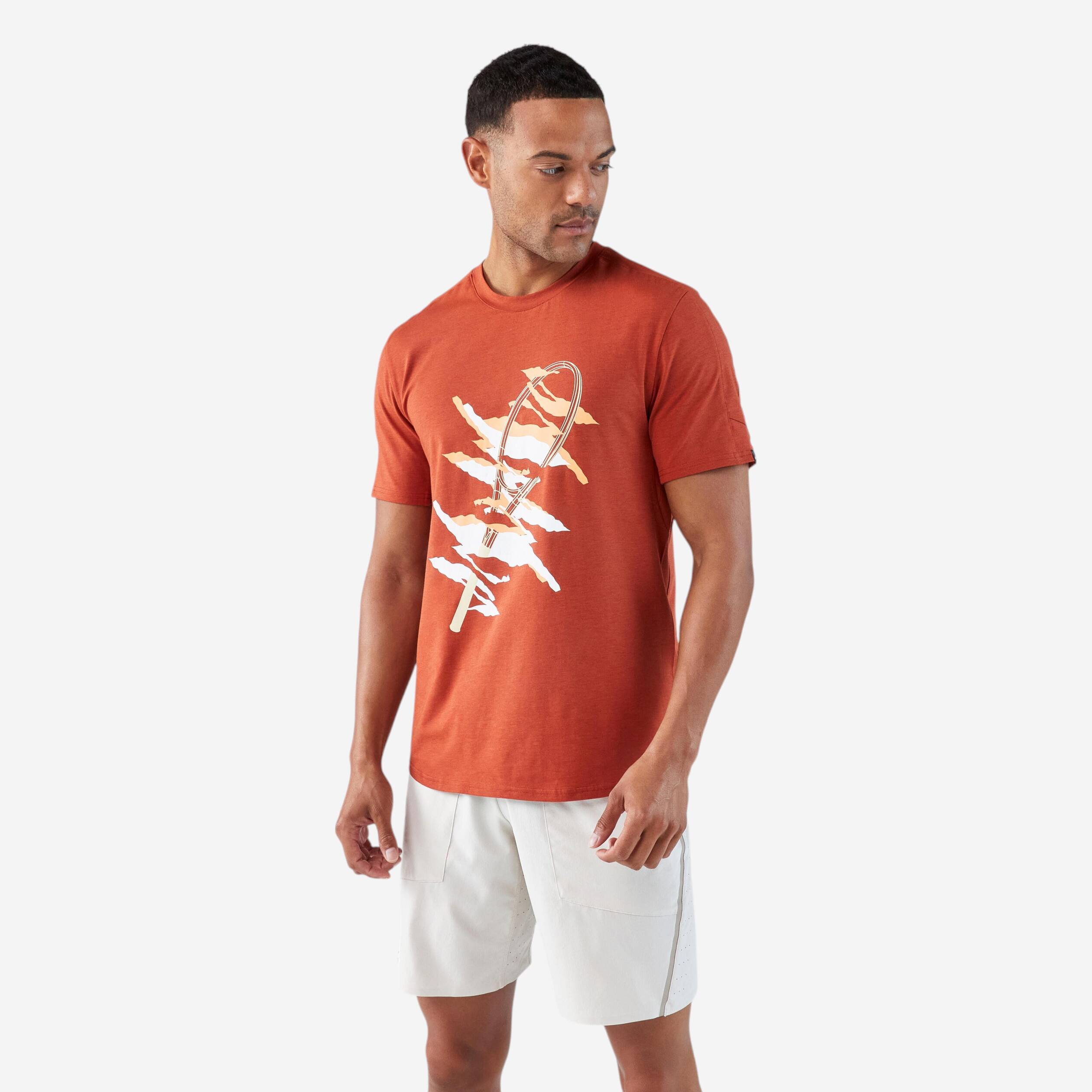 Men's Tennis T-Shirt TTS Soft - Brown
