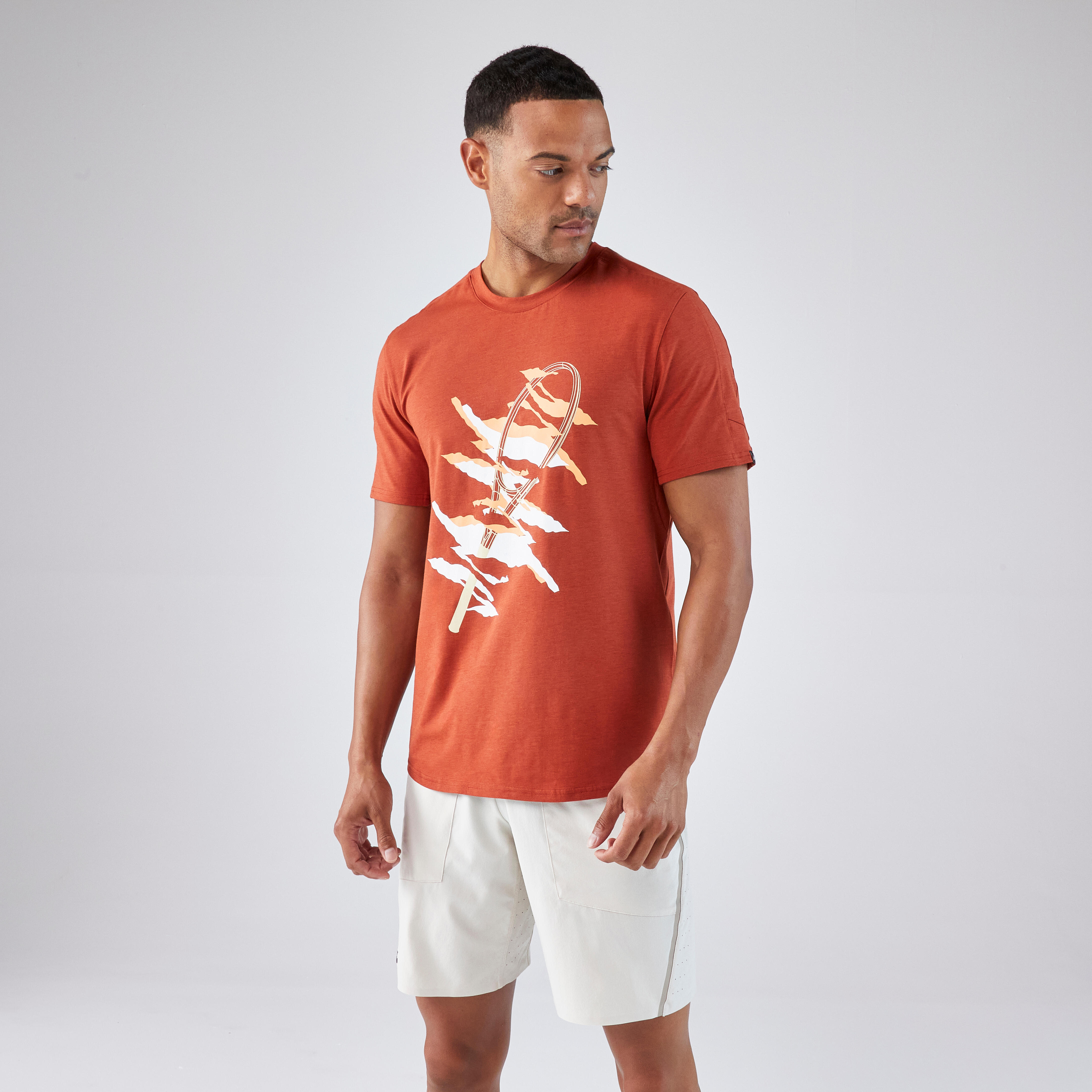 Men's Tennis T-shirt Tts Soft - Brown