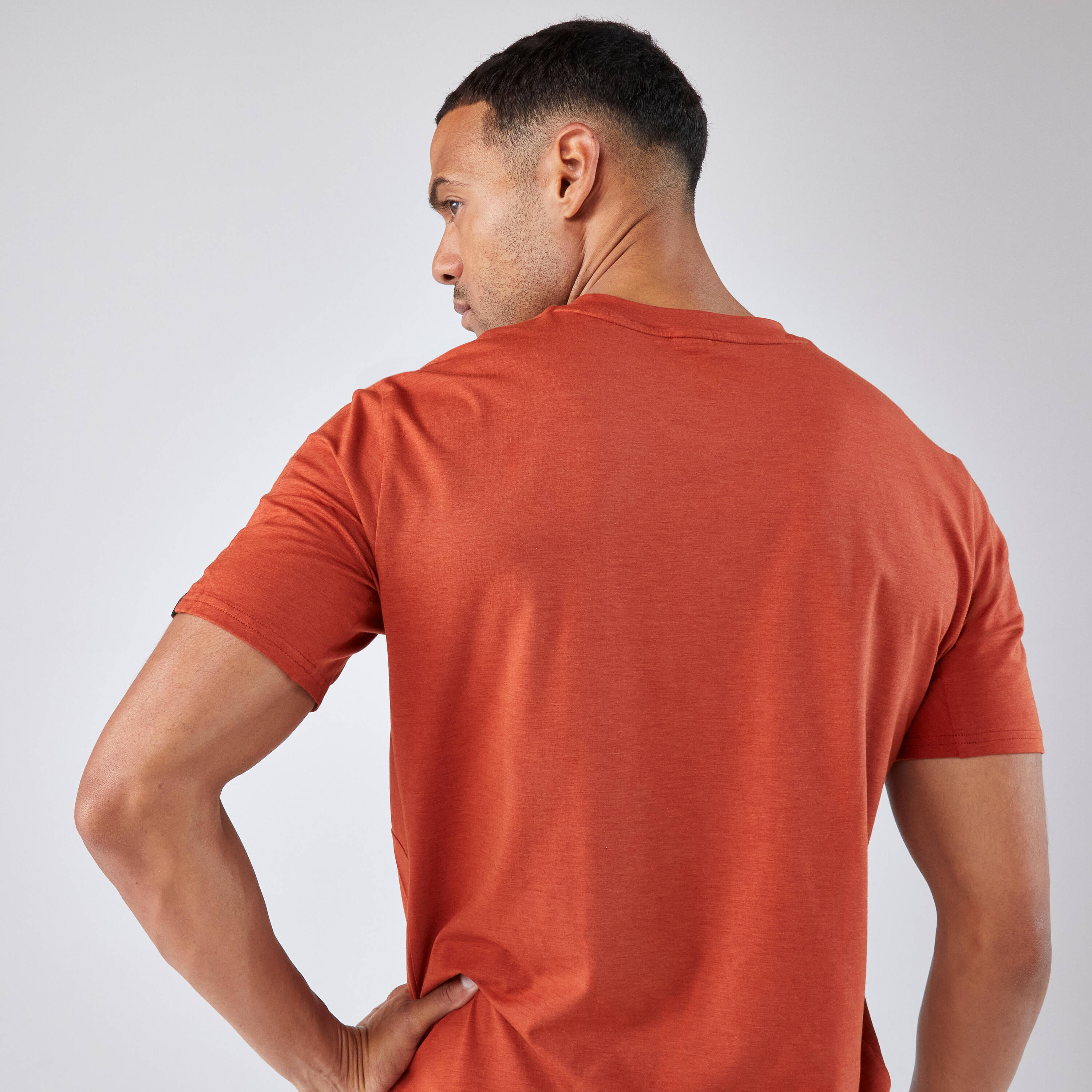 Men's Tennis T-Shirt TTS Soft - Brown -  4