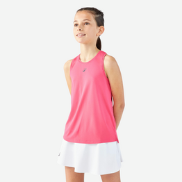 Débardeur Tennis fille col rond, TTK DRY Fille Rose