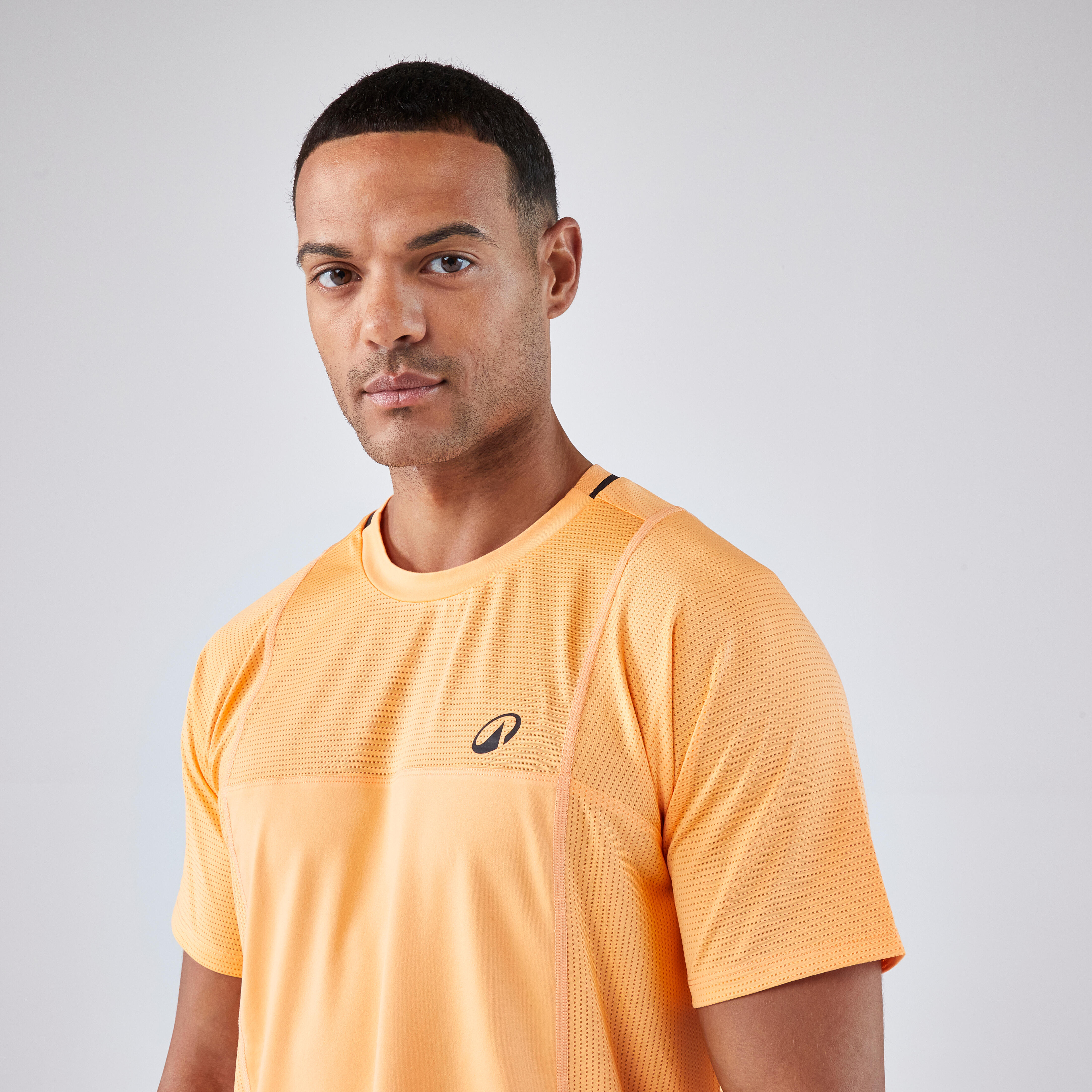 Men's Short-Sleeved Tennis T-Shirt Dry Gaël Monfils - Orange