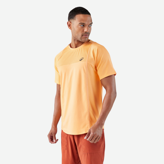 T-shirt tennis manches courtes homme - Kuikma  DRY orange Gaël Monfils