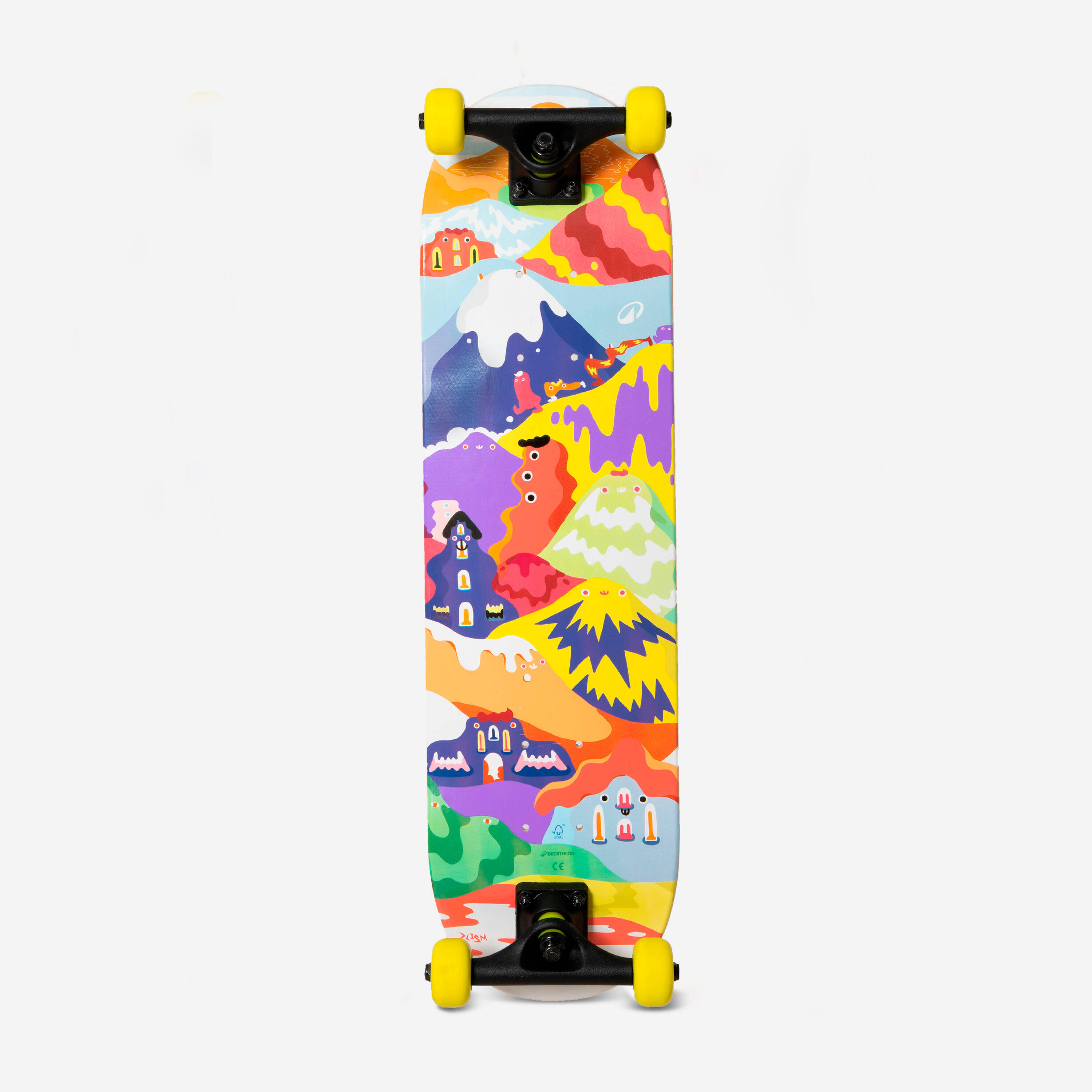 Skateboard enfant 3 à 7 ans Play 120 HAPPY MOUNTAINS -  5