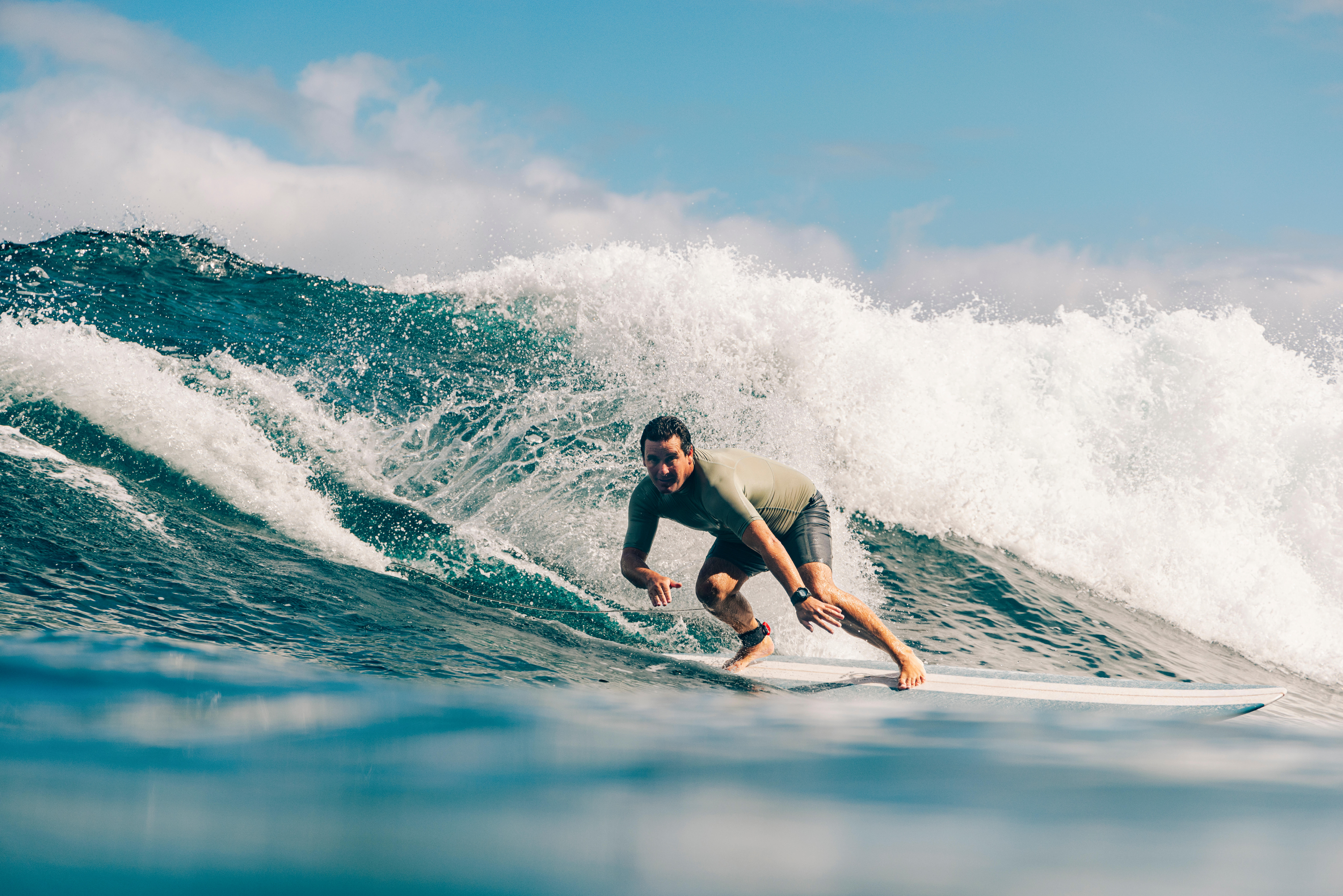 Maillot dermoprotecteur de surf à manches courtes homme, 500 - OLAIAN