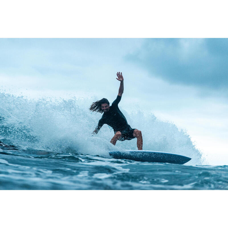 Planche shortboard 5'8 à 6' - petites vagues avec boitiers Futures sans ailerons