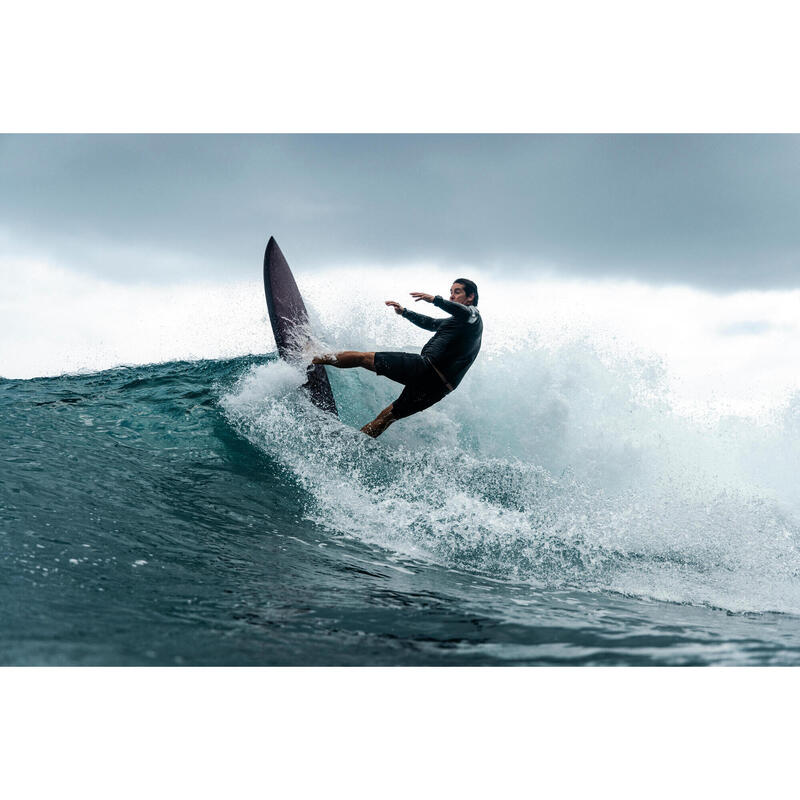 Planche de surf fish 6'1 avec boitiers Futures sans ailerons - bordeaux