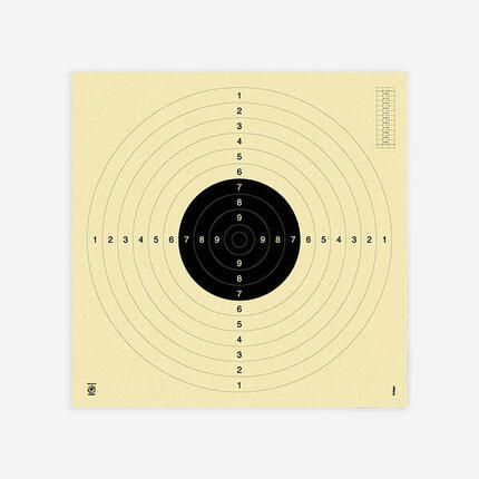 20 CIBLES C50 BEIGE 55 X 52CM