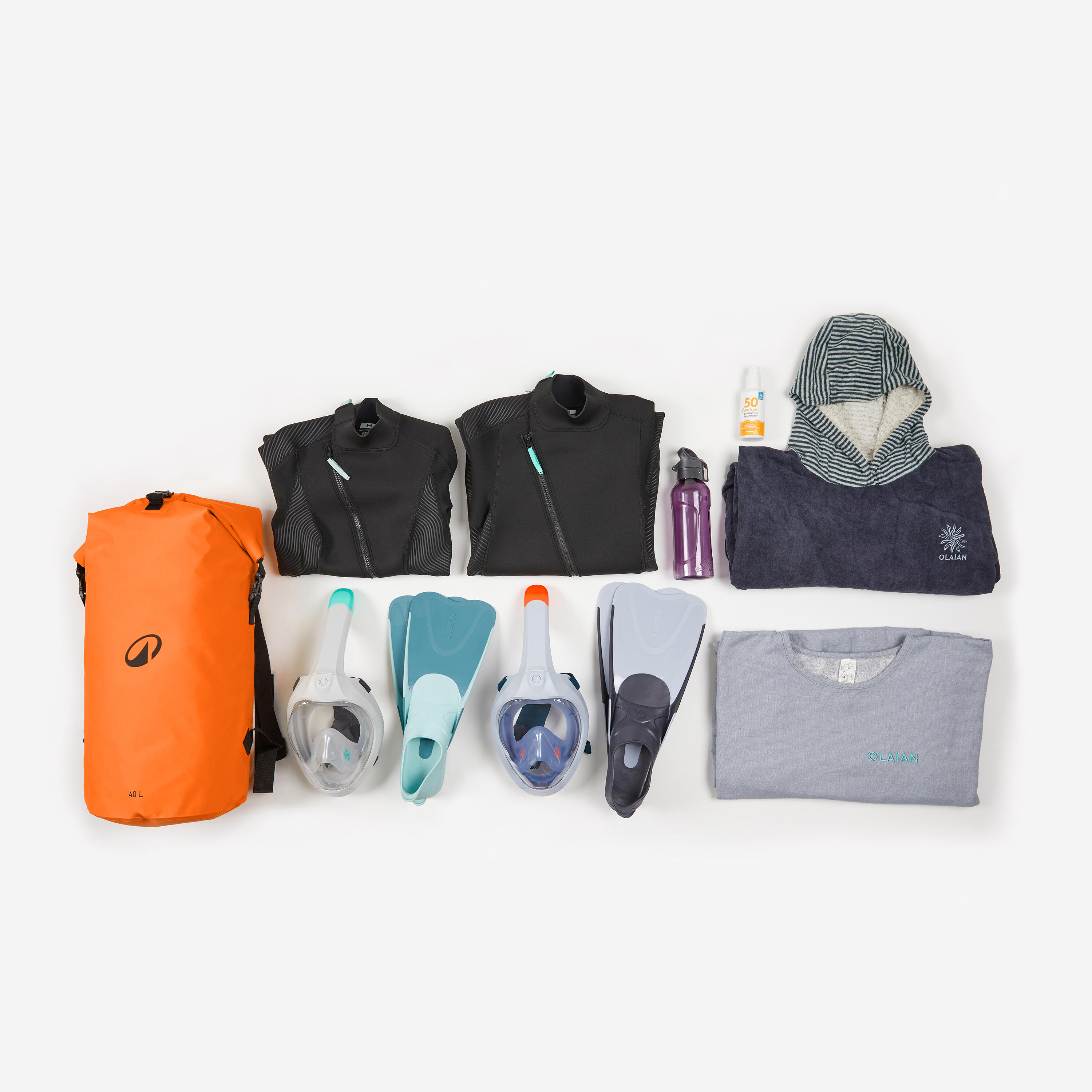 Sac étanche cylindrique  – 40L 9/9