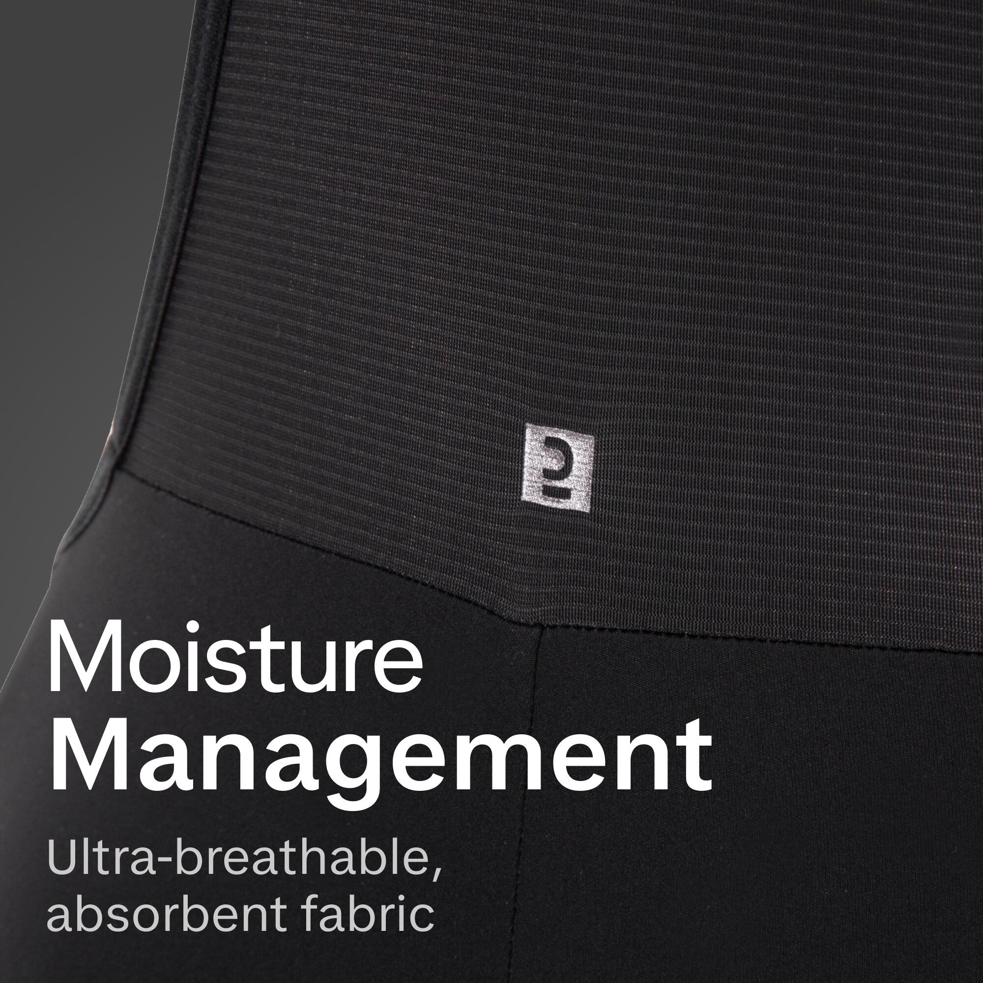 Women Cycling Padded Bib Shorts - Black