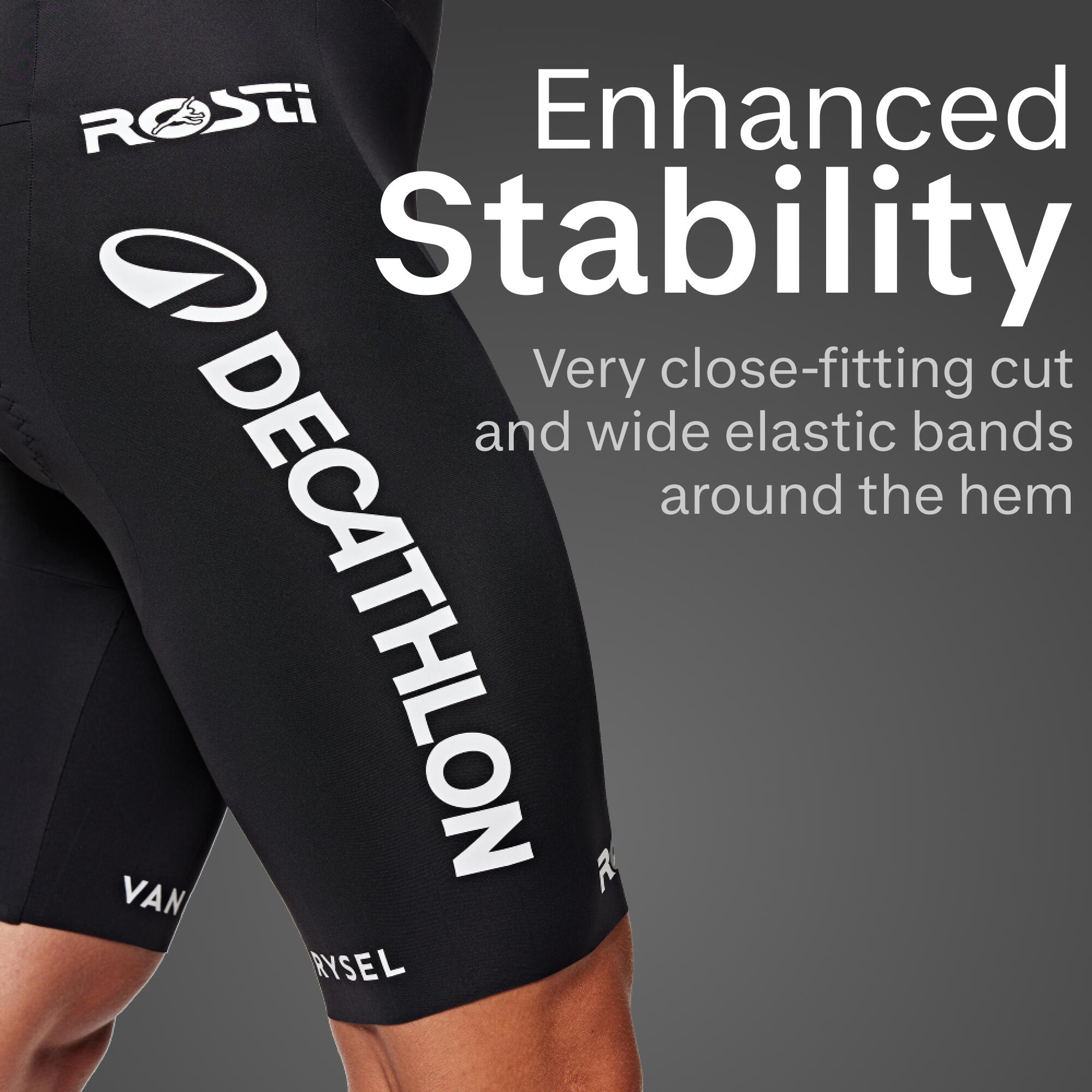 Decathlon AG2R La Mondiale Team Men's Summer Road Cycling Bib Replica Shorts 