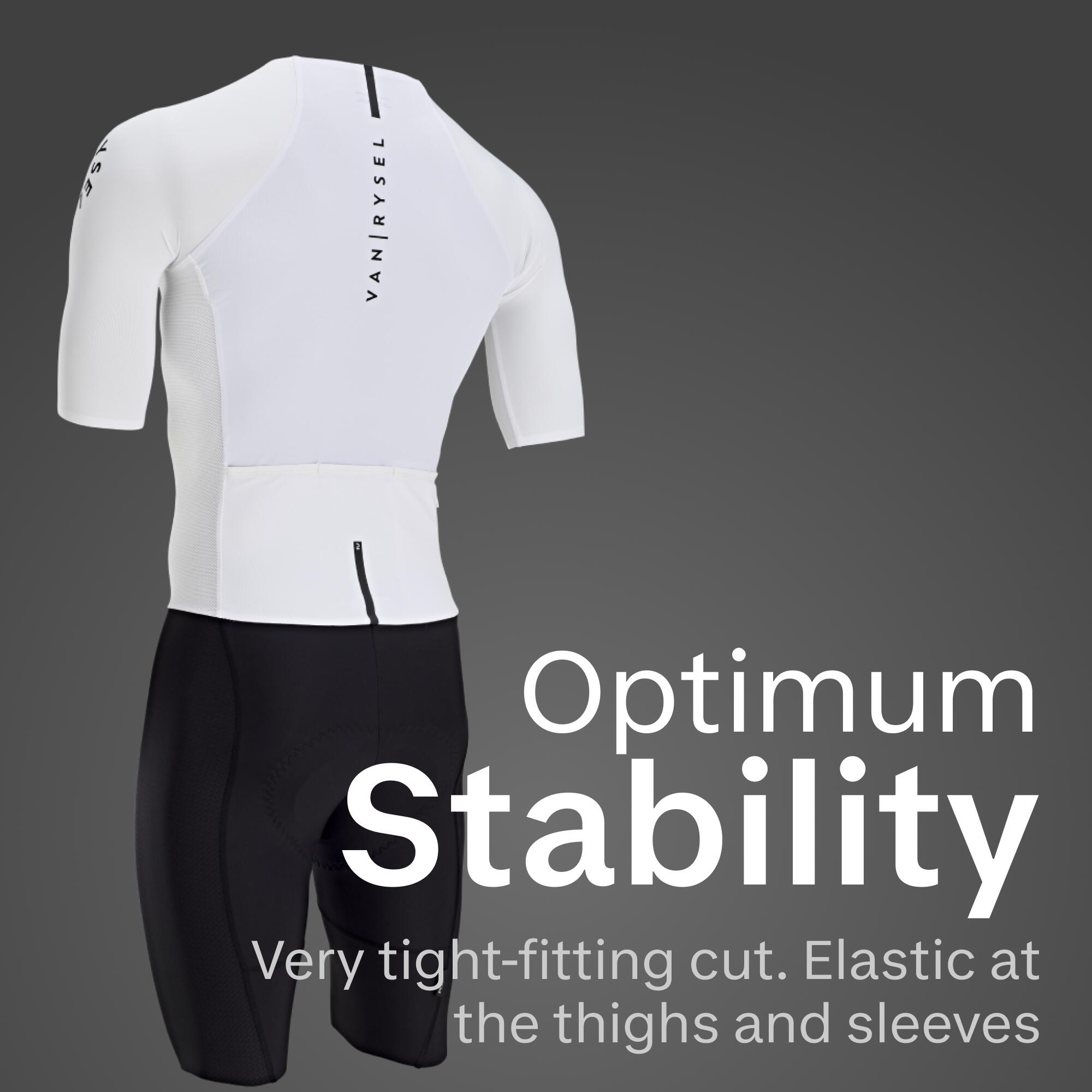 Road Cycling Aerosuit Racer Team - White Team