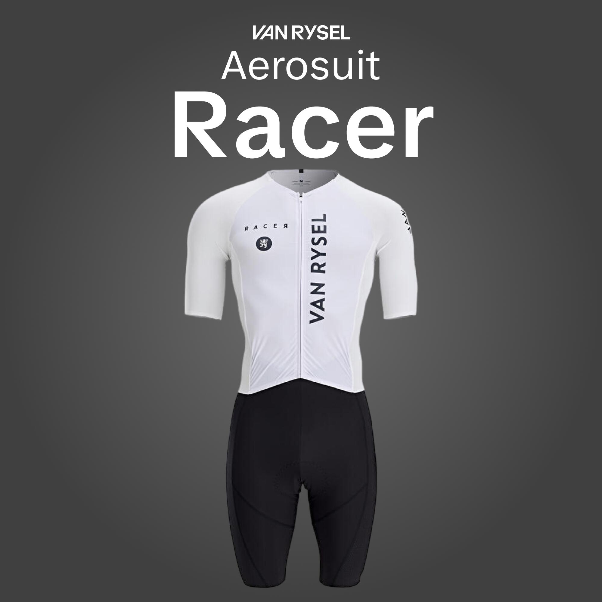 Road Cycling Aerosuit Racer Team - White Team