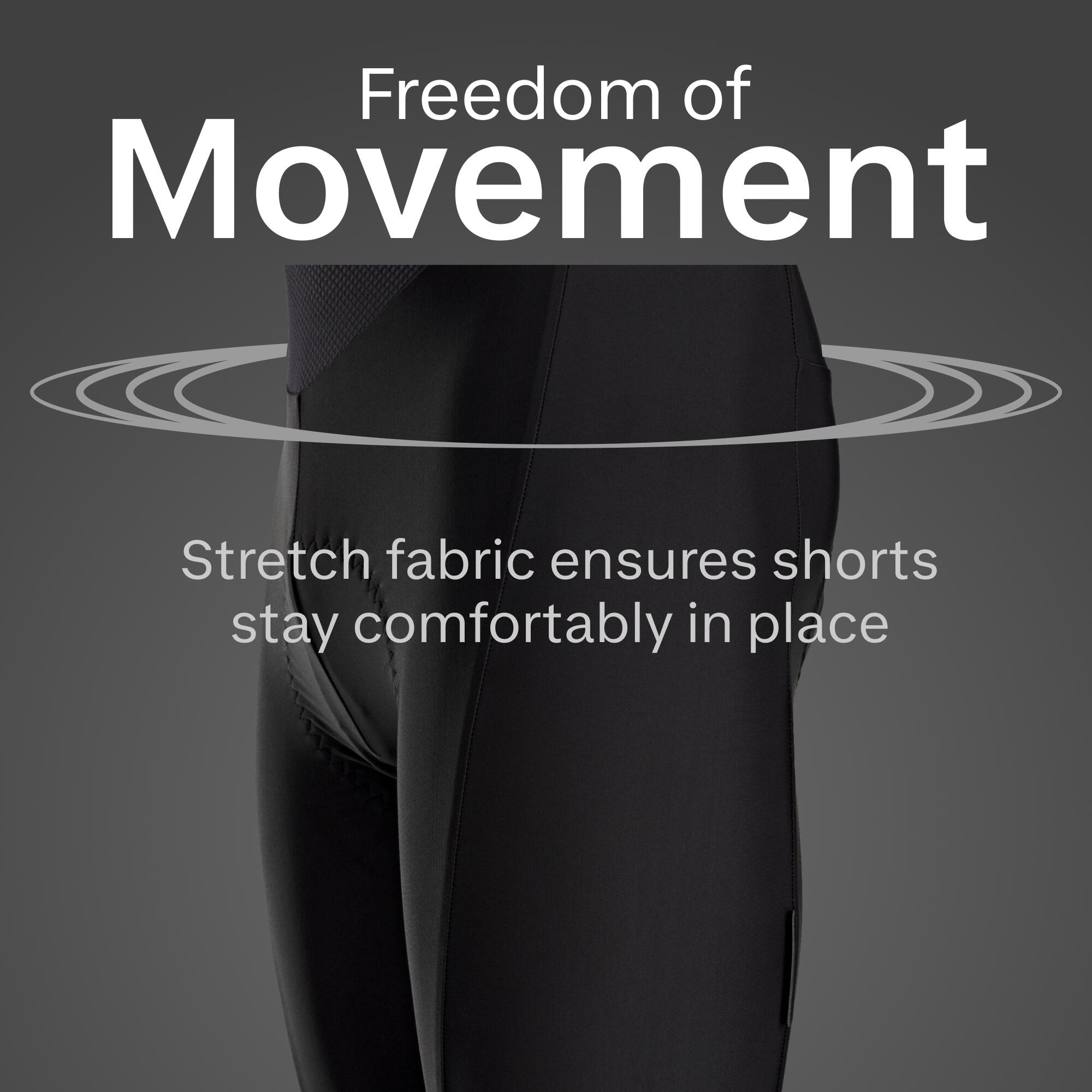 Men's Road Cycling Shorts Discover - Black