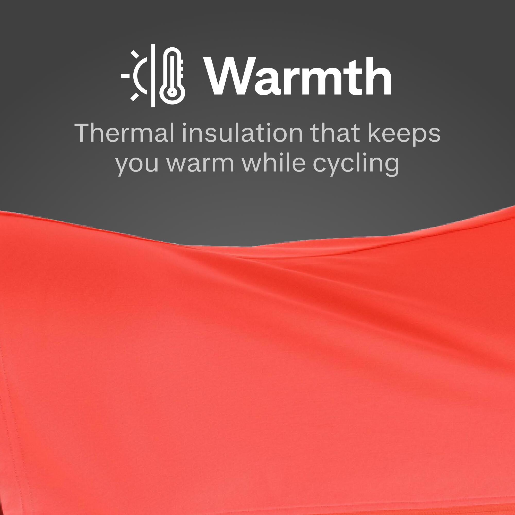 Women Cycling Long Sleeved Jersey Breathable 100 - Coral