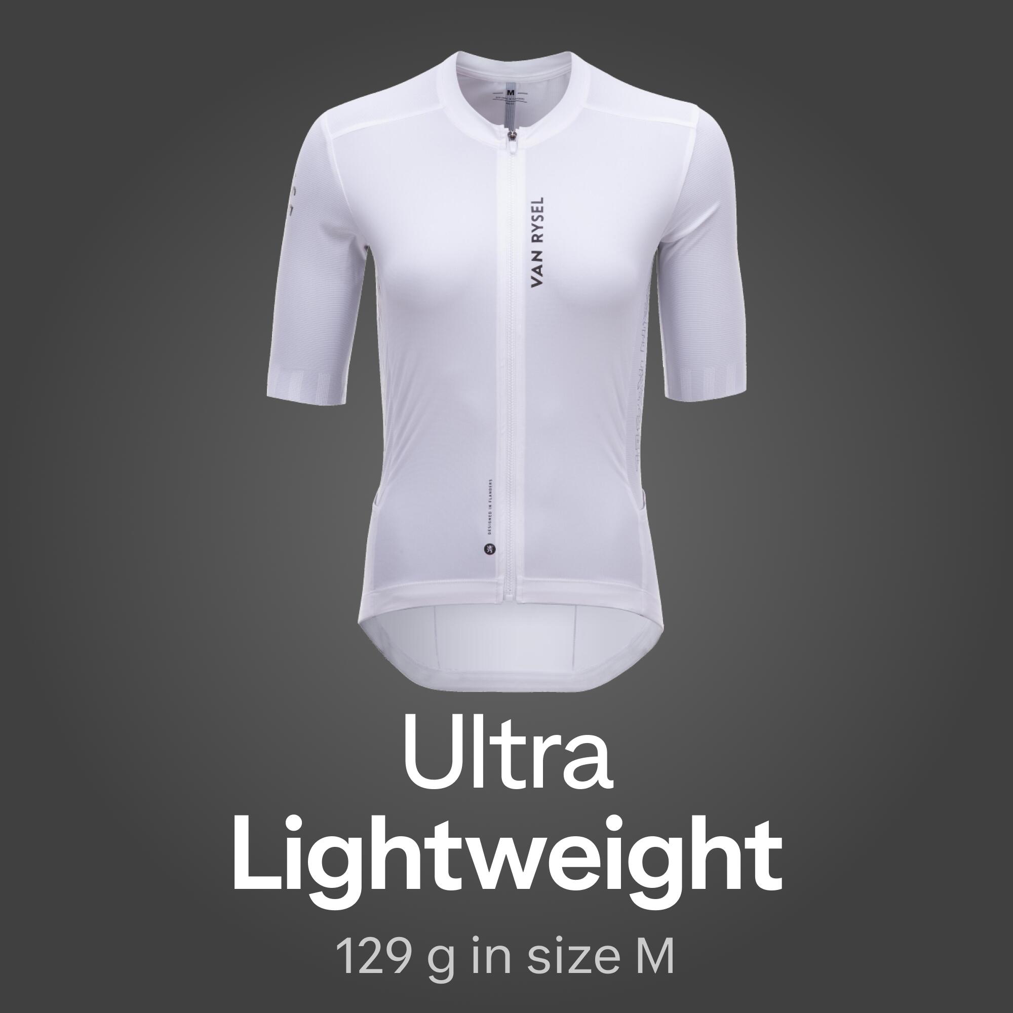 Unisex Cycling Short Sleeve Jersey Breathable Racer 2 - White