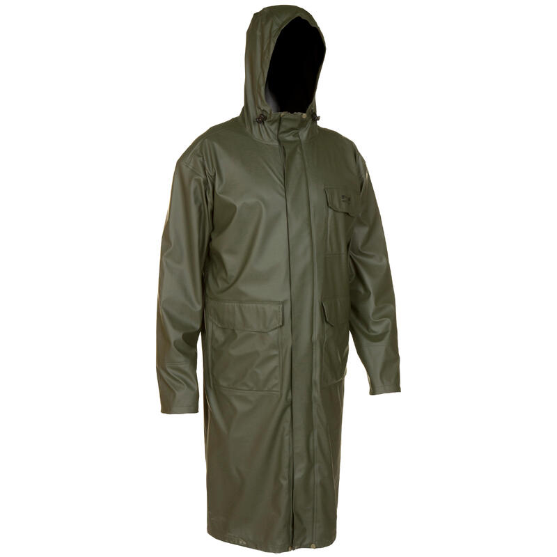 MANTEAU LONG CHASSE GLENARM 300 VERT