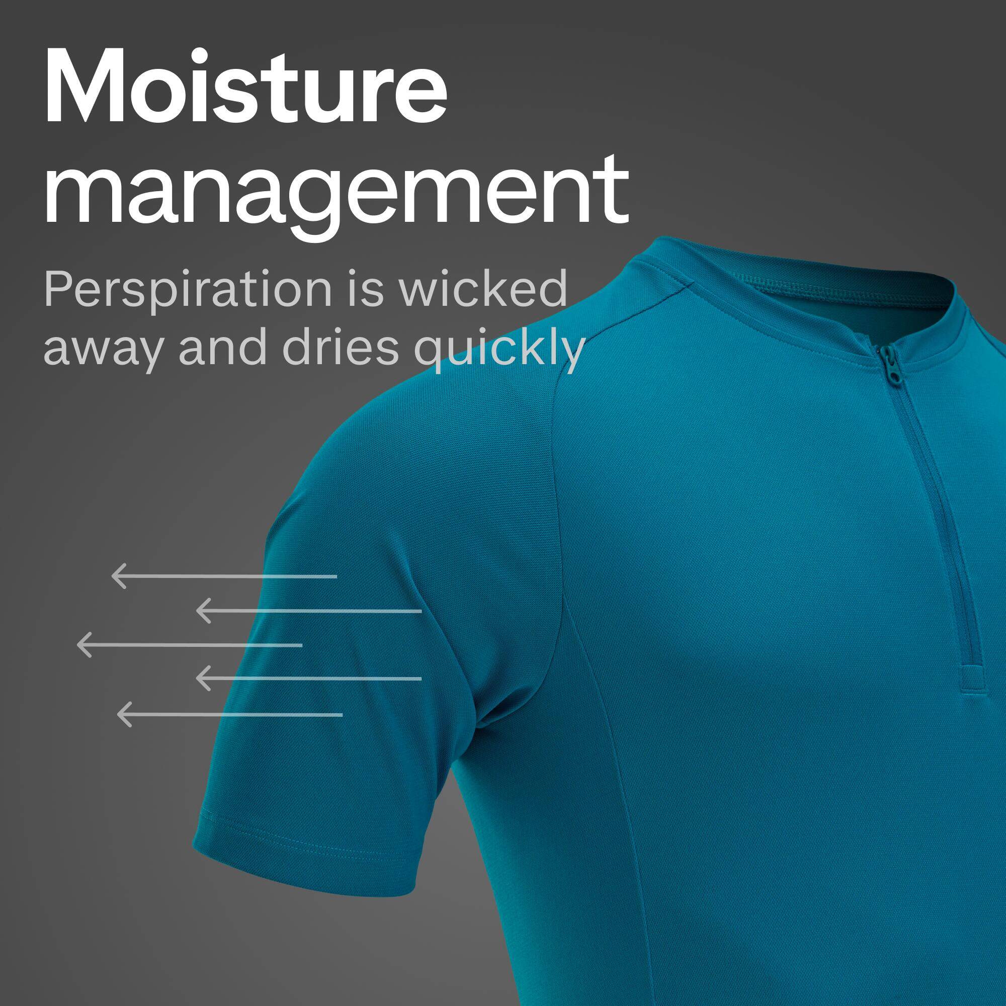 Men's Road Cycling Summer Jersey Essential - Blue -  2