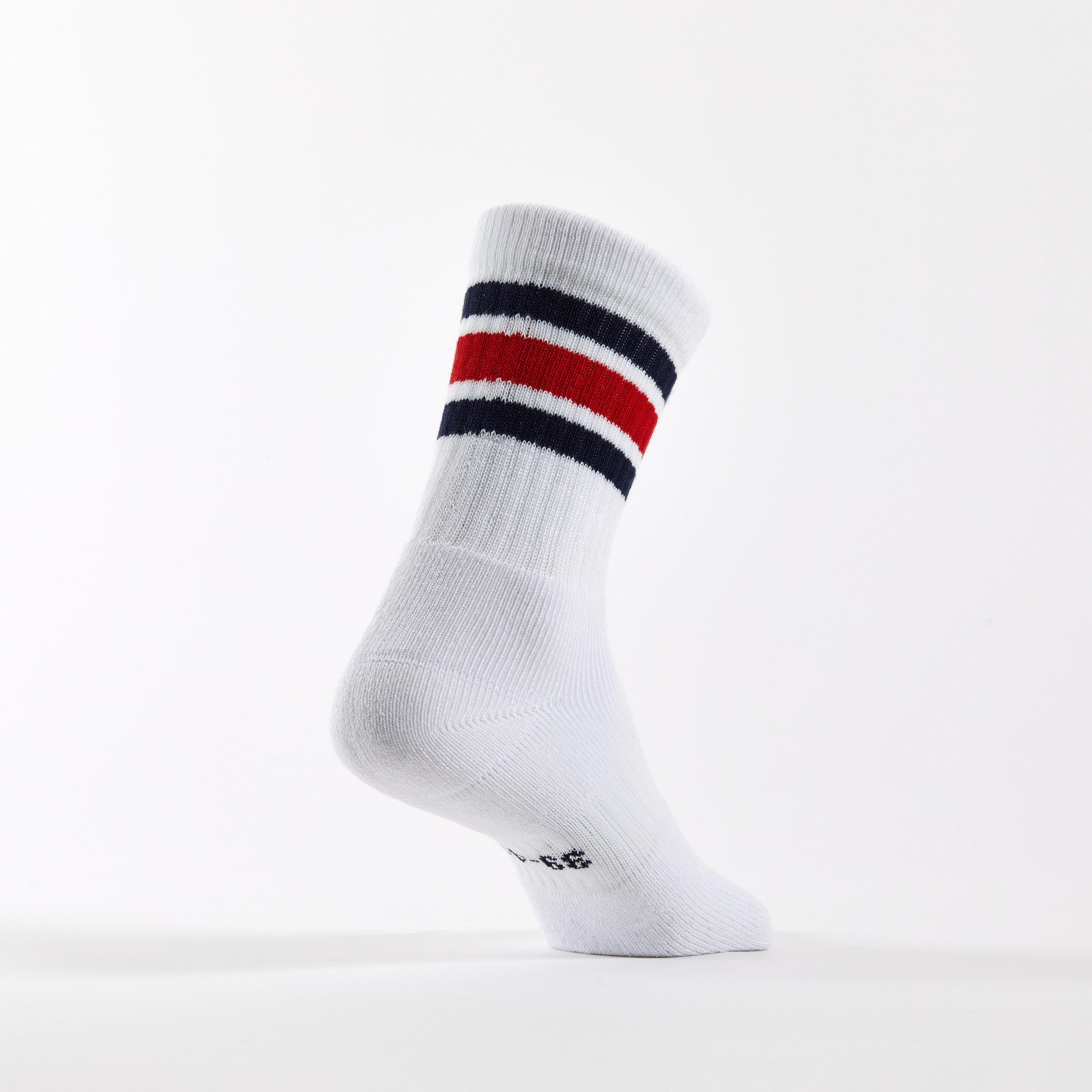 High Tennis Socks Tri-Pack RS 500 - Retro White 4/7