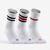 CHAUSSETTES DE TENNIS HAUTES DECATHLON RS 500 BLANC RETRO EN LOT DE 3