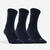 CHAUSSETTES DE TENNIS HAUTES DECATHLON RS 500 MARINE LOT DE 3