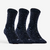 CHAUSSETTES DE TENNIS HAUTES DECATHLON RS 500 MARINE LOT DE 3