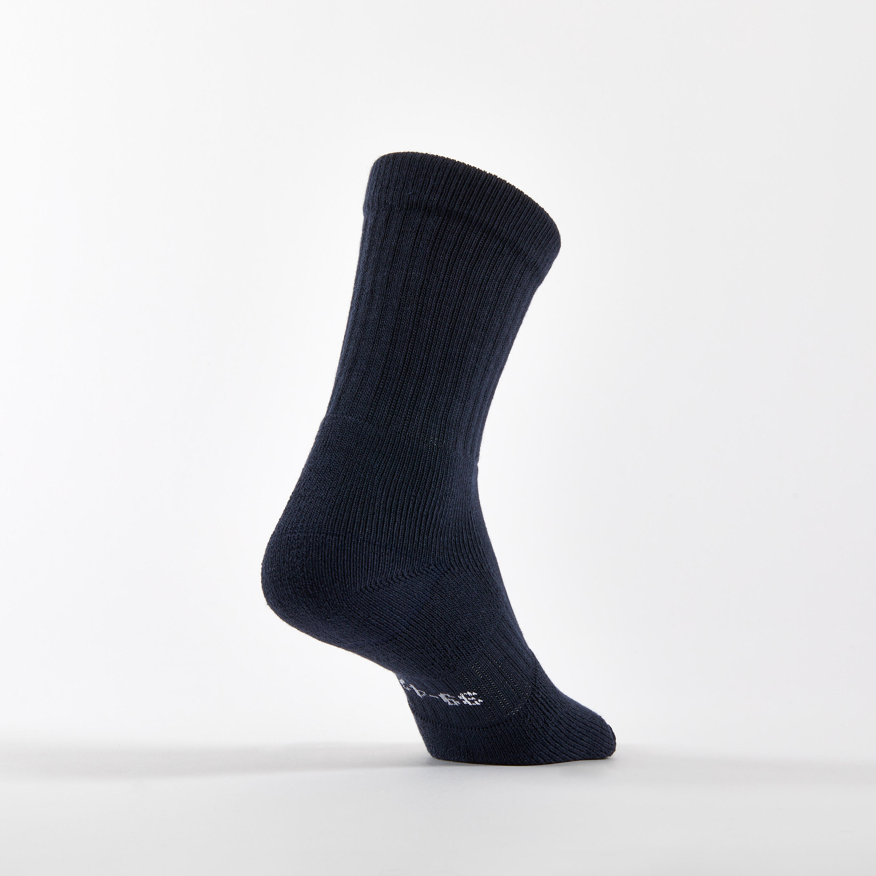 CHAUSSETTES DE TENNIS HAUTES RS 500 MARINE LOT DE 3 3/3